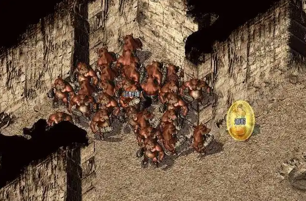 猪洞七层烧猪时魔杖和红宝石戒指可提升